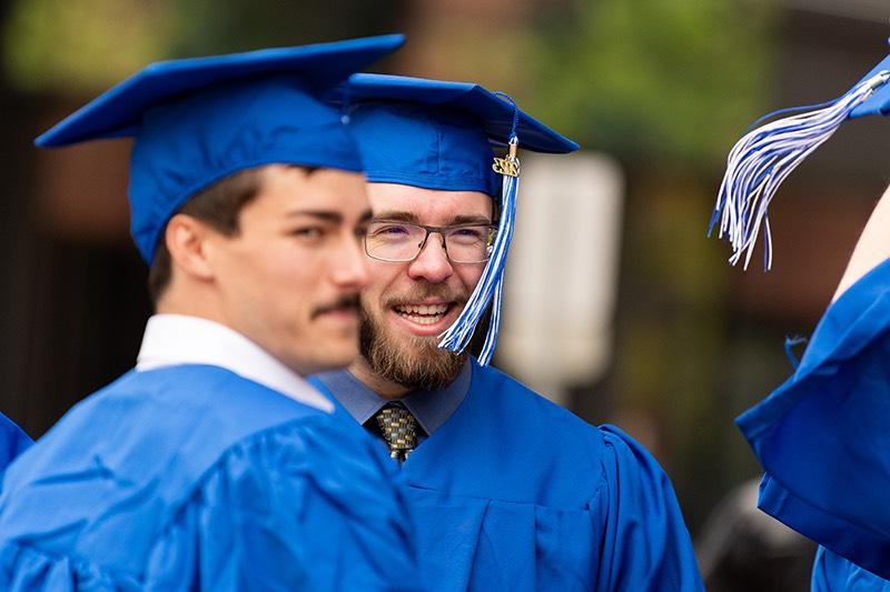 GVSU adult student at commencement.